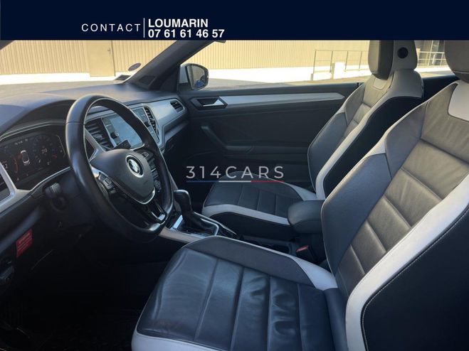 Volkswagen T Roc 1.5 TSI Evo - 150 - BV DSG 7 CABRIOLET S BLANC de 2021