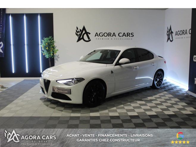 Cliquer pour voir la photo suivante Alfa romeo Giulia 2.2 D - 190 - BVA 2021 - Caméra - 1ere M BLANC de 2021