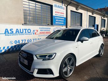  Voir détails -Audi A3 Sportback 35 tdi 150ch s line tronic 7 e à  Le Coteau (42)