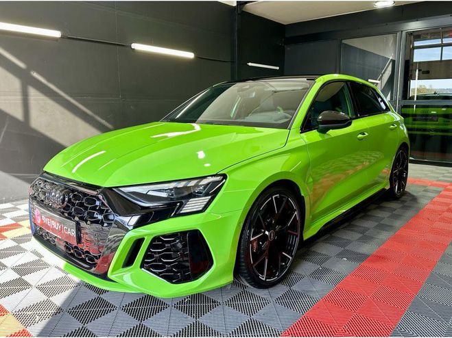 Cliquer pour voir la photo suivante Audi RS3 8Y Sportback 2.5 TFSI Quattro 400 S-tron VERT KYALAMI de 2021