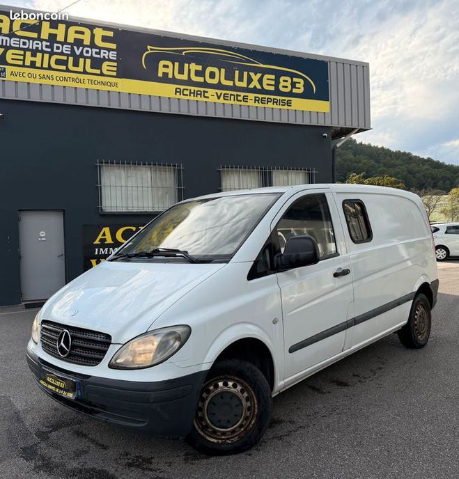 Mercedes Vito 111 cdi 2.1 115 cv amnagement camping-c Blanc de 2005