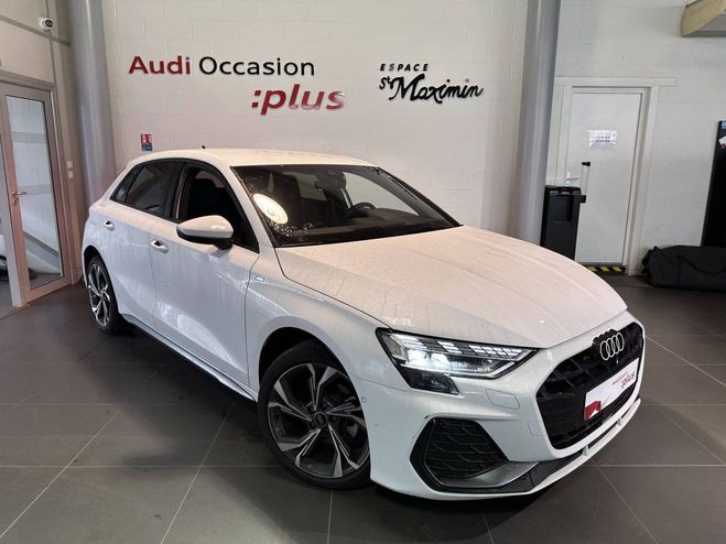 Cliquer pour voir la photo suivante Audi A3 Sportback TFSI Mild Hybrid 116 S tronic Blanc de 2025