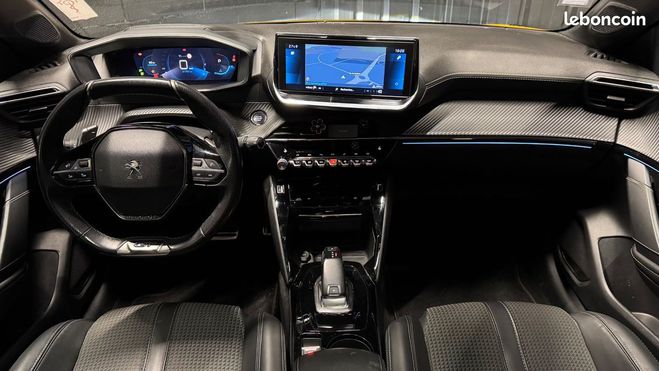 Peugeot 208 generation-ii 1.2 puretech 130 gt line e Jaune de 2020
