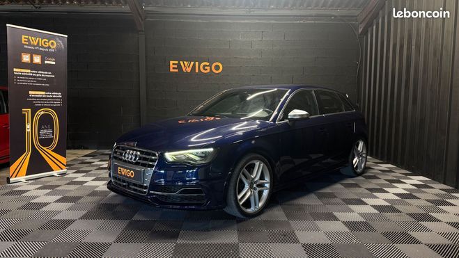 Cliquer pour voir la photo suivante Audi S3 sportback 2.0 tfsi 300 pack quattro s-tr Bleu de 2013