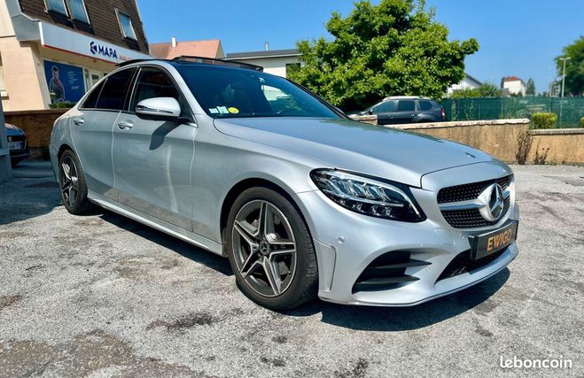 Mercedes Classe C 2.0 220 d 194ch amg line 9g-tronic bva Gris de 2019