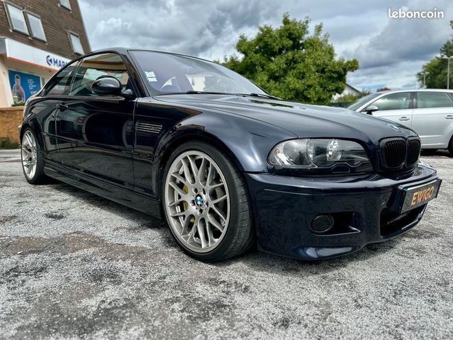 BMW M3 e46 3.2 345ch smg2 carbon schwarz entret Bleu de 2002