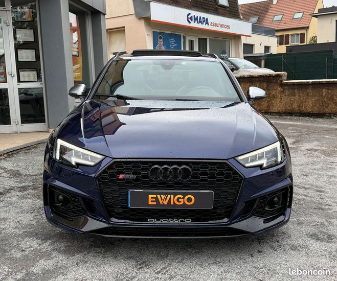 Audi RS4 AVANT 2.9 TFSI V6 450 CH Quattro Tiptron Bleu de 2019