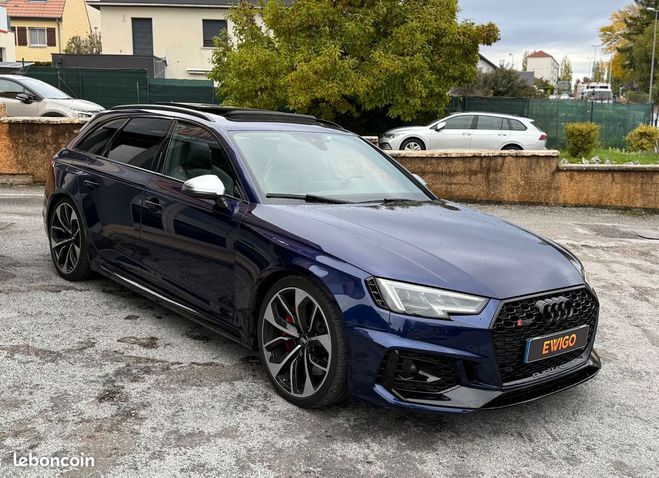 Audi RS4 AVANT 2.9 TFSI V6 450 CH Quattro Tiptron Bleu de 2019