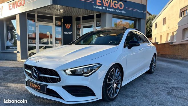 Cliquer pour voir la photo suivante Mercedes Classe CLA Classe coupe 2.0 220 d 190ch amg line 8g Blanc de 2019