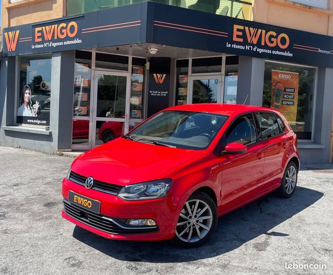 Volkswagen Polo 1.0 tsi 110 ch bluemotion allstar carpla Rouge de 2016