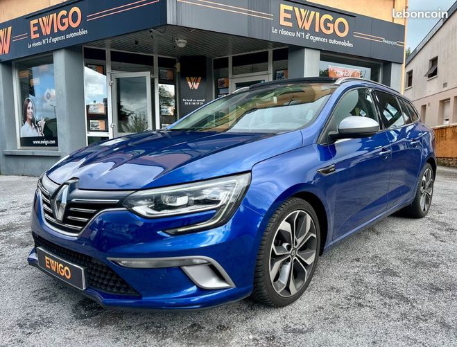 Cliquer pour voir la photo suivante Renault Megane ESTATE 1.6 TCE 165CH ENERGY GT LINE EDC Bleu de 2018