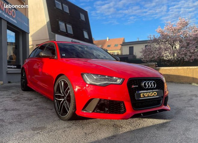 Audi RS6 avant 4.0 tfsi 560 ch quattro bva8 misan Rouge de 2013