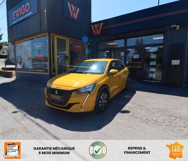 Cliquer pour voir la photo suivante Peugeot 208 e-208 generation-ii electric 135 ch acti Jaune de 2020