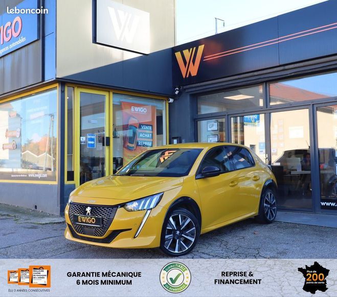 Peugeot 208 1.2 puretech 100 ch gt line eat bva carp Jaune de 2020