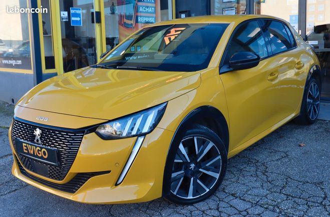 Peugeot 208 1.2 puretech 100 ch gt line eat bva carp Jaune de 2020
