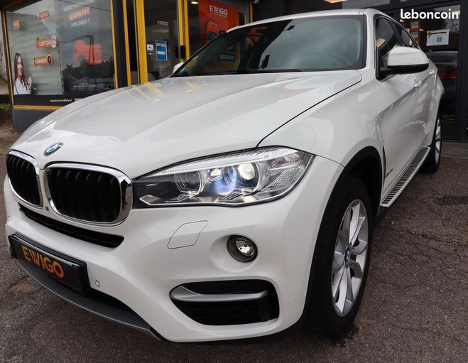 BMW X6 3.0 d 258 ch m sport xdrive bva   sieges Blanc de 2017