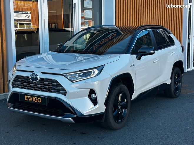 Toyota RAV 4 rav-4 2.5 218 hybrid 1.6kwh collection 4 Blanc de 2019