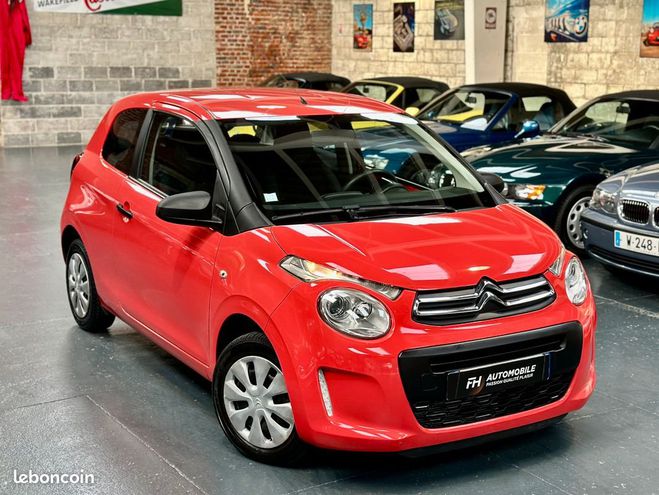 Citroen C1 1.0 VTI 68 Toyota Bluetooth Crit'air 1 C Rouge de 2015