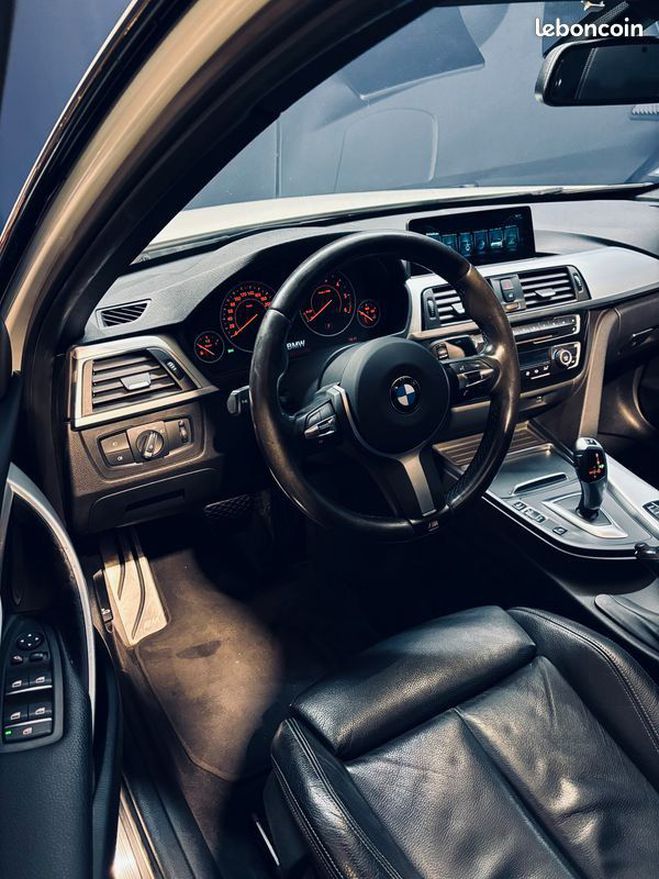 BMW Serie 3 (f30) (2) 320da xdrive 190 pack m garant Blanc de 2017