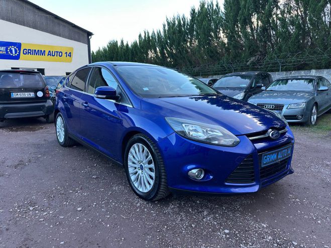 Cliquer pour voir la photo suivante Ford Focus 1.6 TDCi 115 Titanium S&S Bleu de 2015