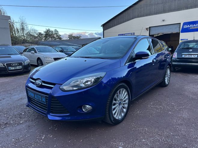 Ford Focus 1.6 TDCi 115 Titanium S&S Bleu de 2015