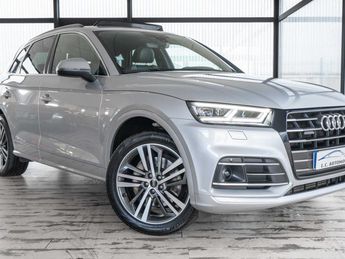  Voir détails -Audi Q5 Quattro 2.0 55 TFSI e 367 S-Tronic S lin à Ttes (76)