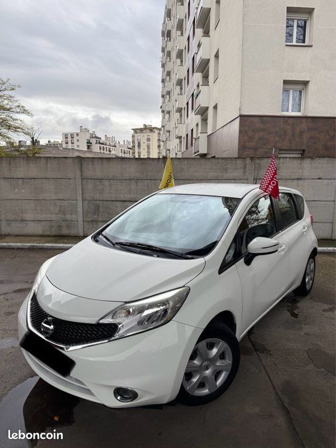 Nissan Note 1.2i 80CV Anne 03-2016 100.000KM Certif Blanc de 2016