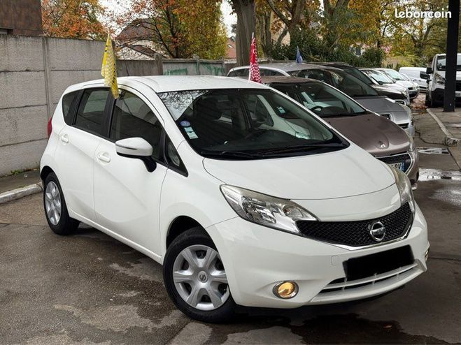 Nissan Note 1.2i 80CV Anne 03-2016 100.000KM Certif Blanc de 2016