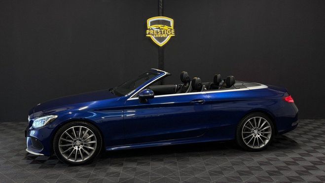Cliquer pour voir la photo suivante Mercedes 250 benz classe c cabriolet cdi 9g-tronic am Bleu de 2018