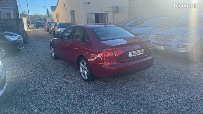 Audi A4 A 4 TDI ambiance lux 143 CH Bordeaux de 2008