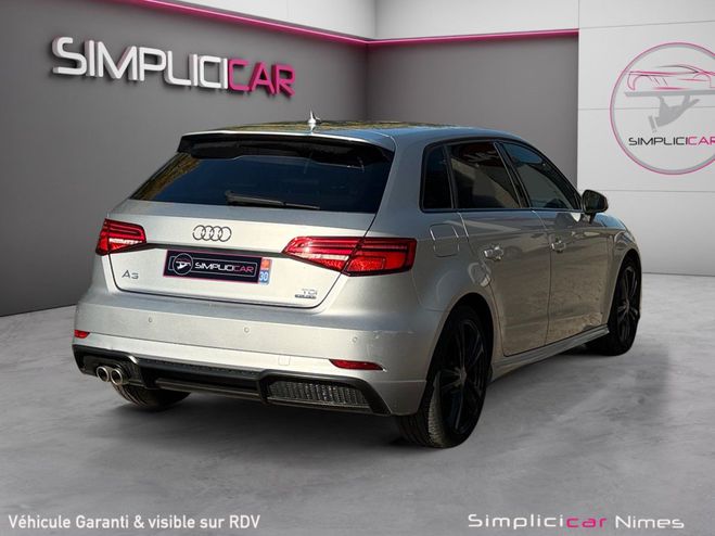 Audi A3 Sportback Quattro S-LINE 2.0 TDI 184 ch  Gris de 2018
