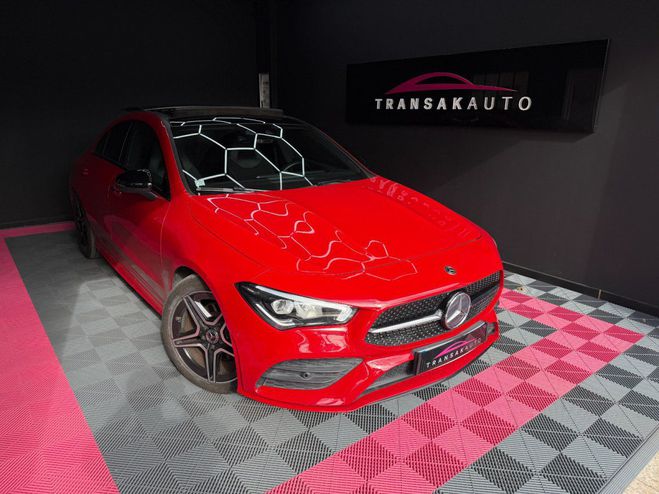 Mercedes Classe CLA COUPE 180 d 7G-DCT AMG Line / TOIT OUVRA Rouge de 2019