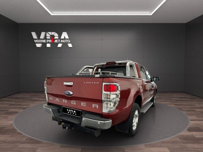 Ford Ranger 3.2 TDCi 200ch Double Cabine Limited BVA Rouge de 2016