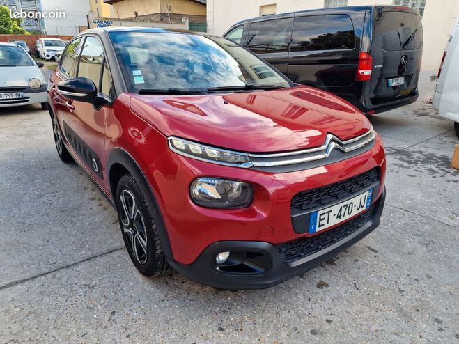 Citroen C3 essence 110ch s&s feel eat6 boite automa Rouge de 2018