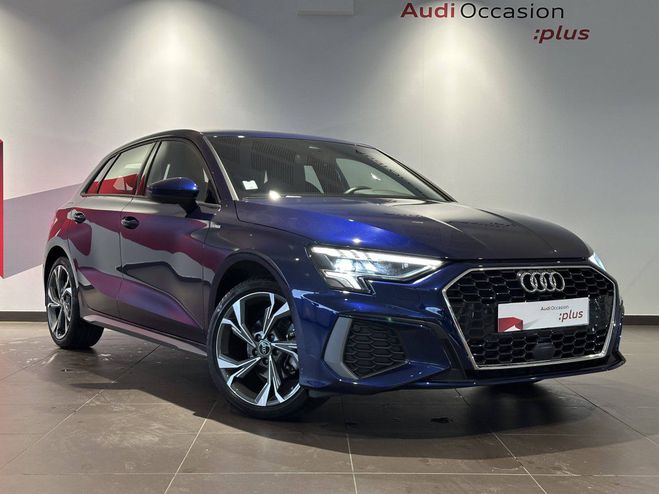 Audi A3 Sportback 35 TFSI Mild Hybrid 150 S tron Bleu de 2023
