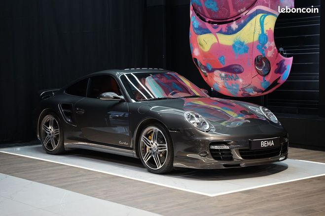 Porsche 911 (997) TURBO 480cv | PCCB SPORT CHRONO TO Gris de 2007
