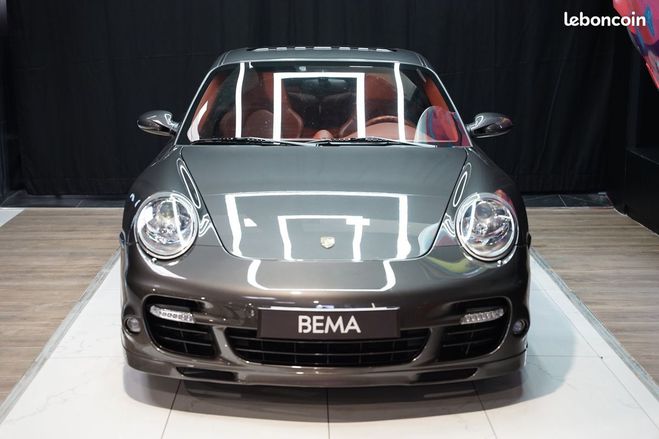 Porsche 911 (997) TURBO 480cv | PCCB SPORT CHRONO TO Gris de 2007