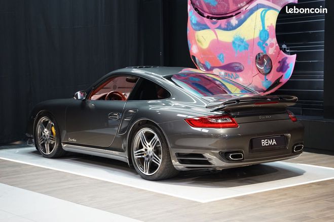 Porsche 911 (997) TURBO 480cv | PCCB SPORT CHRONO TO Gris de 2007