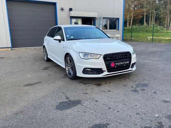 Audi A3 Sportback S-line Quattro 2.0 TDI 184ch B BLANC de 2015