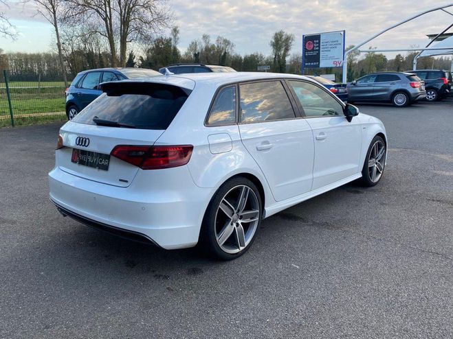 Audi A3 Sportback S-line Quattro 2.0 TDI 184ch B BLANC de 2015