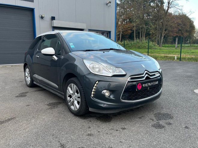 Citroen DS 3 1.2i - 82 CH So Chic PHASE 2 GTIE 12 M GRIS FONCE de 2014