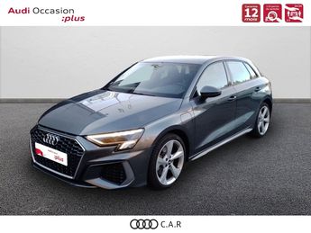  Voir détails -Audi A3 Sportback 40 TFSIe 204 S tronic 6 S Line à Bayonne (64)