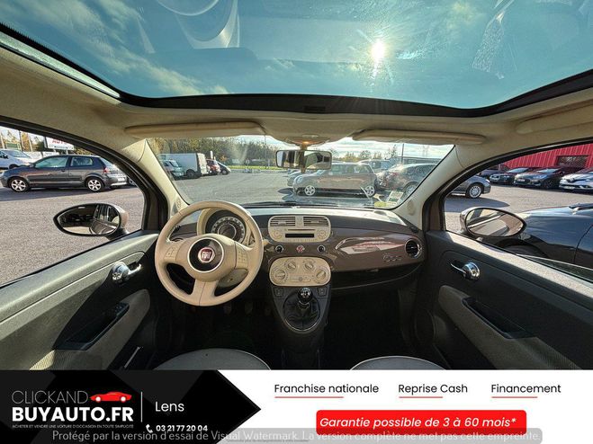 Fiat 500 1.2 69 CV FINITION LOUNGE / CLIM / TOIT  Moka de 2008