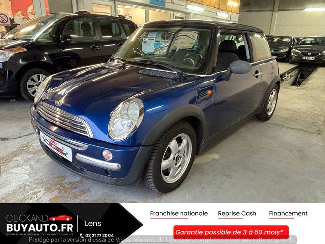 Cliquer pour voir la photo suivante Mini Cooper one 1.6 90 CH //CLIM / JANTES ALU Bleu Foncé Verni de 2004