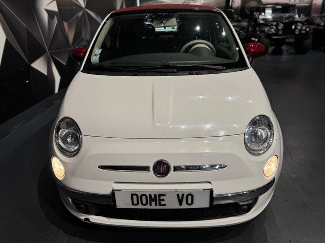 Fiat 500 C 1.2 8V 69CH LOUNGE Blanc de 2013