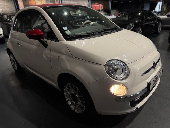 Fiat 500 C 1.2 8V 69CH LOUNGE Blanc de 2013
