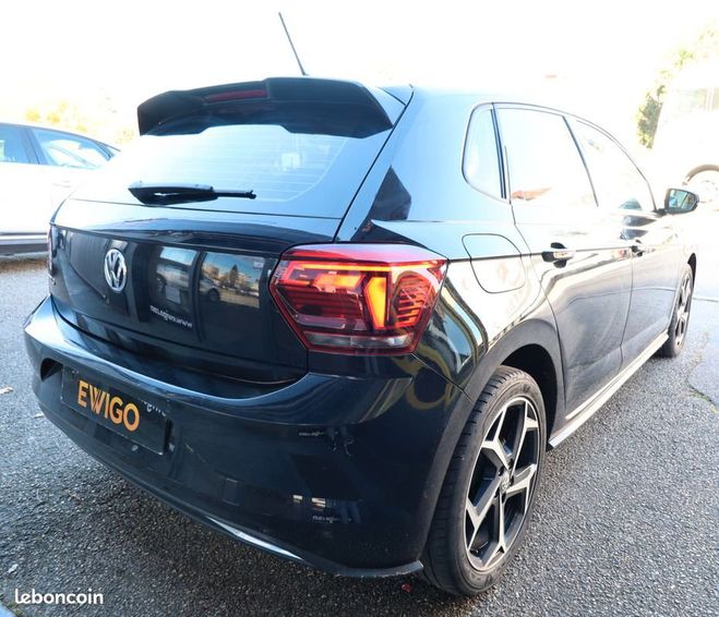 Volkswagen Polo 1.6 tdi 95 ch r-line dsg bva Noir de 2019
