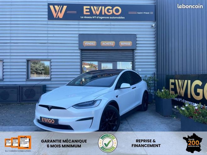 Tesla Model X 100D 685ch 100KWH PALLADIUM 4WD DUAL-MOT Blanc de 2023