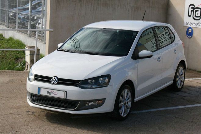 Volkswagen Polo 1.6 TDI 90CH FAP TRENDLINE 5P Blanc de 2010