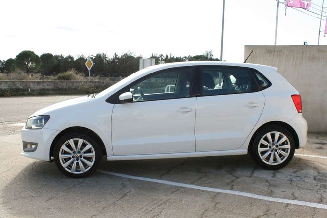 Volkswagen Polo 1.6 TDI 90CH FAP TRENDLINE 5P Blanc de 2010